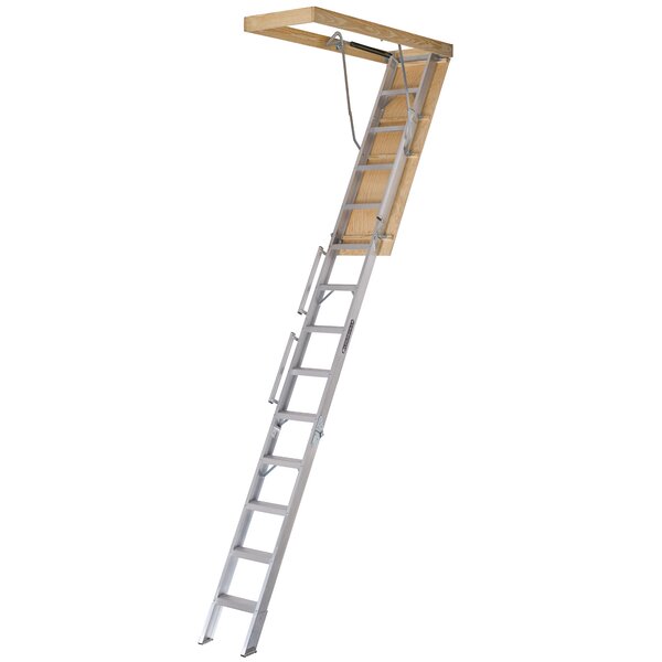 Louisville Ladder, 221/2X63, Aluminum Attic Ladder, 350 Lb Load Capacity, Al228p & Reviews